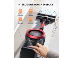 Steelstofzuiger - Vacuum Cleaner - Draadloze Stofzuiger- Kruimeldief Snoerloos - 500W - 50KPa - Handstofzuiger - 1.5L Stofreservoir - Verwijderbare Batterij - Ideaal voor Huisdieren en Thuisgebruik