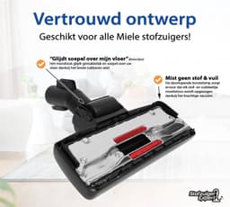 Combi Mondstuk en Telescopische Zuigbuis Set Geschikt voor Miele - Geschikt voor alle slede stofzuigers van Miele - O.a. geschikt voor Guard L1, M1, S1, C3, C2, C1, S8, S6, S5, S4, S2, S8000, S6000, S5000, S4000, S2000, S700, S500, S400, S300 etc. — thumbnail 2