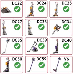 Stofborstel en spleetgereedschap - Slank - Voor Dyson DC40 — thumbnail 3