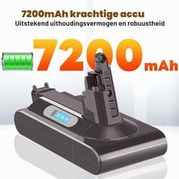 Stofzuigeraccu - Compatibel met Dyson V10 - 7200 mAh — thumbnail 4