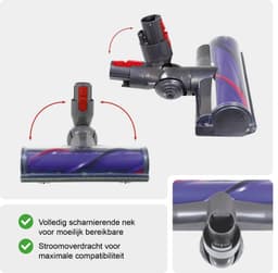 Turbine vloerzuigmond - Geschikt voor Dyson V10 V11 — thumbnail 4