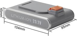 Stofzuigeraccu - 25,2 V - 3000 mAh - Li-ion — thumbnail 4