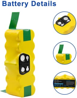 Stofzuigeraccu - 14,4 V - 5000 mAh - Ni-MH — thumbnail 3