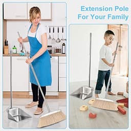 Groot formaat Heavy Duty Stofpan met Lange Handvat voor Keuken en Thuiskantoor — thumbnail 3