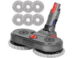 Elektrische Stofzuigerborstelkit Compatible met Dyson V15/V7/V8/V10/V11, Dubbelzijdige Droge/Natte Borstelkop voor Draadloze Stofzuigers（X002）