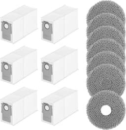 Accessoires gescht voor Roborock Qrevo Curve/Qrevo S/Qrevo Pro/Qrevo MaxV stofzuiger, stofzak, wisserpads, accessoireset, veegrobot, reserveonderdelen — thumbnail 1