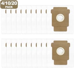 Verpakking van 4 stofzakken voor Roomba 105/Plus 405/Plus 505/Max 705/Combo 2 Essential robotstofzuigers- inhoud 3 liter- smeltgeblazen vezel en non-woven stof- geavanceerde filtratie — thumbnail 2