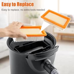 Filter geschikt voor Karcher 6.415-953.0 AD2 AD3 AD4 stofzuigeronderdelen (2 stuks) — thumbnail 5