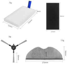 Replacements® Onderdelen Set voor Xiaomi E5 (6-delig) — thumbnail 2