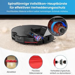 11 stuks accessoires gescht voor Roborock S7/S7 Plus/S7 MaxV/S7 MaxV Ultra/S7 Pro Ultra robotstofzuiger, 1 hoofdborstel, 2 dweilpads, 2 HEPA-filters, 4 zijborstels, 1 reinigingsborstel, 1 schroevendraaier — thumbnail 3