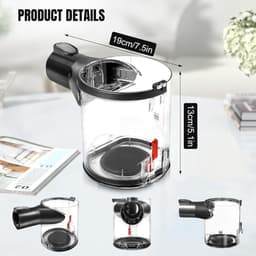 Reserveonderdelen Geschikt voor de afvalbak DC58 DC59 DC62 DC74 accessoirecontainer voor de Dyson V6-afvalbak — thumbnail 5