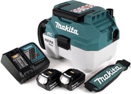 Makita DVC 750 LRGX3 accu stofzuiger nat- en droogzuiger 18 V draagbaar + 2x 6,0 Ah accu en lader - zonder accessoires — thumbnail 2