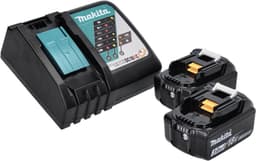 Makita DCL 181 FRFW accu stofzuiger 18 V wit + 2x accu 3.0 Ah + lader — thumbnail 2