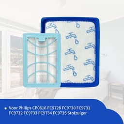 Replacements® filterset – Geschikt voor Philips PowerPro Expert | 2x Uitblaasfilter + 2x Motorfilter — thumbnail 2