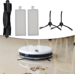 Stofzuiger Vervangingsonderdelen Set voor Tapo RV30 Plus RV30 RV10 Plus RV10 - Zijborstels, Rolborstel en Filters — thumbnail 4