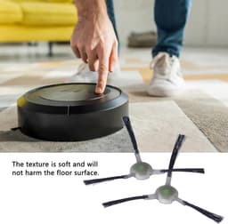 Zijborstel vervanging voor robotstofzuiger, geschikt voor Lefant M210 M210S M210B M213 - Stofzuiger accessoire met lange levensduur — thumbnail 3