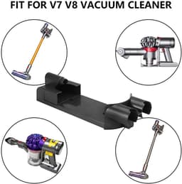1stuk - Stofzuigeraccessoire - Wandbevestigingsbeugel - Compatibel met Dyson V7 V8 oplaadstation - Opladen en opbergen - Wandbevestigingsbeugel - Draadloze stofzuiger - Zwart — thumbnail 5