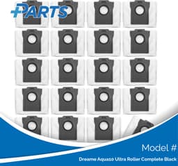Dreame Aqua10 Ultra Roller Complete Black Stofzakken (20 Stuks, Plus.Parts® alternatief voor RDB8) — thumbnail 1