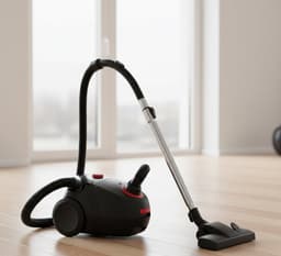 PowerClean Pro 800W Stofzuiger met Zak – 2.1L Capaciteit, Telescopische Metalen Buis, Stil 80dB, EPA E12 Filter, 7.5m Actieradius, Inclusief Kierenzuigmond & Meubelborstel – Zwart/Rood — thumbnail 4