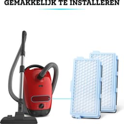 Actieve HEPA-filterset 2 stuks geschikt voor Miele Classic Compact C1, Complete C2 en C3 - Vervangbaar - Stofzuigeronderdelen — thumbnail 4