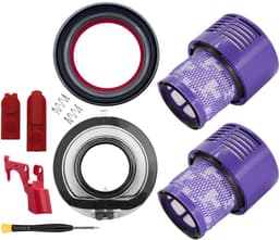 Dyson V10 Reparatie- en Onderhoudsset (Filters, Stofbakdeksel, Bovenste Afdichtingsring, Aan/Uit-Knop Vergrendeling, Plus.Parts® alternatief voor 969082-01) — thumbnail 1