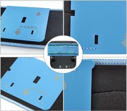 5 x Wasbare dweildoeken voor dweilrobot - maat: 28 cm x 10.4 cm - accessoires compatibel met Braava Jet M6 - iRobot - vervanging van hoge kwaliteit - microvezel - dweilpads - dweilrobot - Passen niet op de elektrische dweilen. — thumbnail 4
