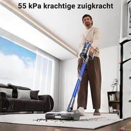 Stofzuiger zonder zak - Anti-Tangle Steelstofzuiger Draadloos met LED Display - Gefilterd — thumbnail 2