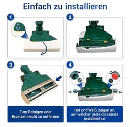Borstelrol Vervanging voor Elektrische Stofzuigers - Accessoires voor Kobold en Vervangende Onderdelen — thumbnail 5