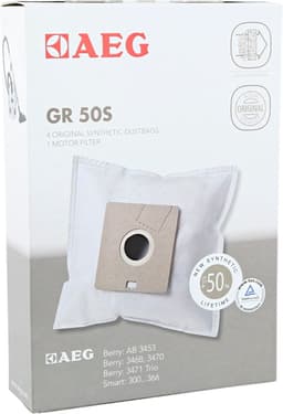 AEG GR50S, Stofzak, Wit, Synthetisch, 4 stuk(s) — thumbnail 1