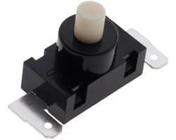 Stofzuiger Schakelaar - Aan Uit Knop - Stofzuiger Reparatie - Origineel Reserveonderdeel - 16A 125VAC - Zwart