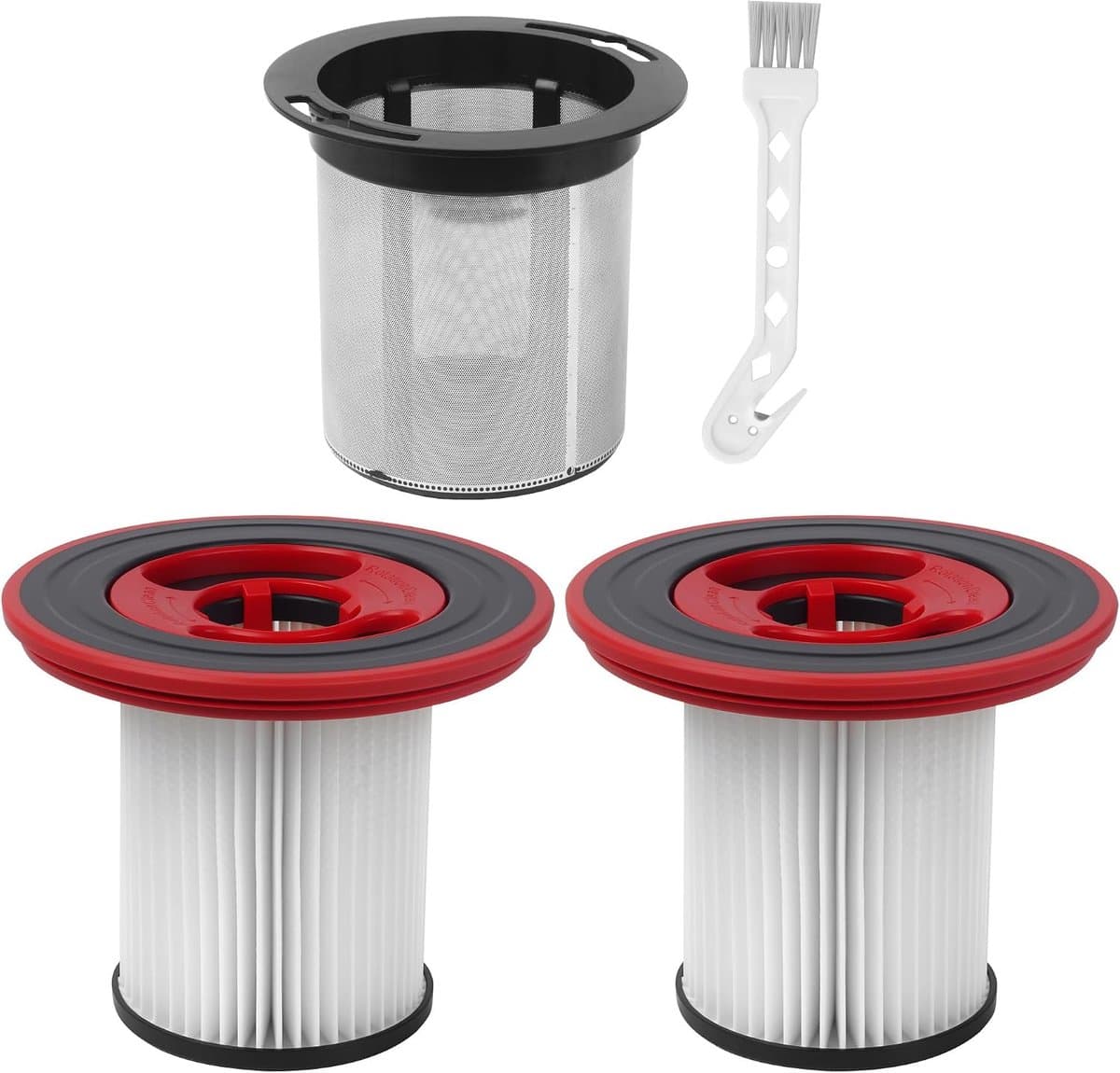 Vervangende filters verpakking van 3 - voor Bosch Unlimited Series 7 - optimale reiniging - eenvoudig te vervangen - ShopVlot — afbeelding 1