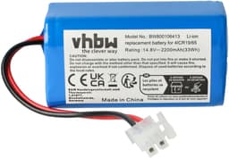 vhbw Vervangende accu voor Zaco 501929 voor stofzuigers (2200 mAh, 14,8 V, Li-ion) — thumbnail 1
