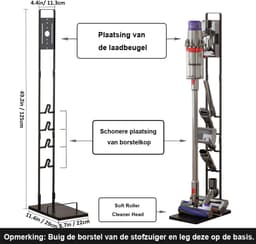 Dailygoods - Stabiele Vacuüm Standhouder voor Dyson Stofzuigers — thumbnail 3