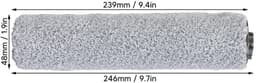 Stofzuigerborstel Vervanging - Borstelroller H11 - Stofzuigeraccessoires - Duurzaam ABS - Eenvoudige installatie - Lichtgewicht 134 g - Stofzuigeraccessoire — thumbnail 4