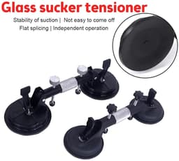 Zuignap Glasheffer - Vacuüm Sucker Tegel Lifter - Materiaal Verplaatsen - Verstelbare Zuigkracht - 150KG - Zilver — thumbnail 5