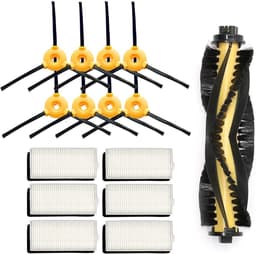 Vervangingsonderdelen Geschikt voor de robotstofzuigers Yeedi K600 K700 en Ecovacs Deebot N79 N79s DN622 500 N79w. De accessoirekit bevat 1 hoofdborstel, 6 HEPA-filters en 4 paar zijborstels. — thumbnail 1