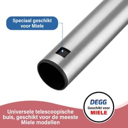 SnelShoppen - Telescopische Zuigbuis voor Miele Stofzuiger 35mm, Vervangende Stang met Kliksysteem, Zuigbuis voor Stofzuiger Onderdelen, Perfecte Pasv — thumbnail 4