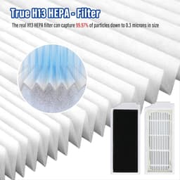 Dailygoods- Accessoireset voor ECOVACS DEEBOT N20 PRO Plus - 1 Hoofdborstel - 4 Doeken - 2 HEPA-filters - 4 Zijborstels - Hoogwaardige materialen - Robotstofzuigeraccessoires — thumbnail 3