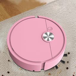 Bureau Stofzuiger Robot - Kruimelrobot Mini - Bureau Schoonmaken - Slimme Navigatie - 27.5 x 26.4 x 7.4 cm - Roze — thumbnail 2