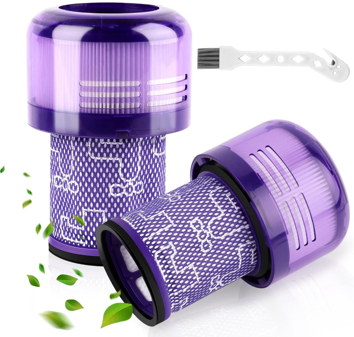 Dailygoods- HEPA-filters 2 stuks - vervangt 971517-01 - stofzuigerfilter - HEPA-filter Dyson V12 - luchtreiniger - hoge filtratiekwaliteit - Stofzuigerfilters — afbeelding 1