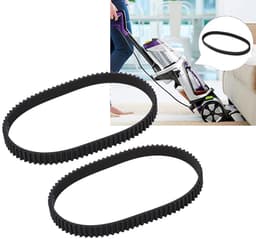 Dailygoods- Vervangende Banden 2 Stuks - Compatibel met ProHeat 2X Revolution Pet Pro - Vervangingsonderdeelnummer 1611129 - Premium Rubber Materiaal - Lange Levensduur - Stabiele Stofzuigerprestaties - Stofzuigerriem — thumbnail 4