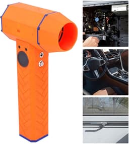 Elektrische persluchtplumeau - Draagbare ventilator - Stof verwijderen - Traploze snelheidsinstelling - 32000 mAh batterij - Zwart — thumbnail 3