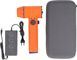 Elektrische persluchtplumeau - Draagbare ventilator - Stof verwijderen - Traploze snelheidsinstelling - 32000 mAh batterij - Zwart — thumbnail 1