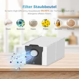 12 stofzakken 3,2L voor Dreame L10s Ultra Gen 2/Gen 3/X30/X40/X50 Ultra/L10s Pro/L40/L50/Aqua10/Matrix 10 Ultra/Mova E30 Ultra/P50/P10/E40 - PromoHome — thumbnail 2
