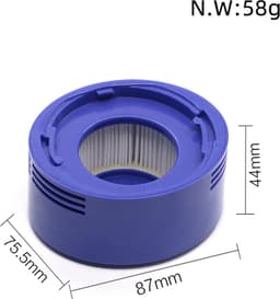 JGR Filter Set voor Dyson V7 & V8 Steelstofzuiger - Filter Set - Wasbaar - Pre en Post Filter - 1x Voor Filter 1x Motor Filter — thumbnail 4