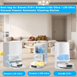 12 stuks stofzakken voor Dreame L10s Ultra en L20 Ultra - stofzuigerzakken voor Dreame L10 Ultra en L20 Ultra - automatisch reinigingsstation - 25 liter grote capaciteit - accessoires — thumbnail 4