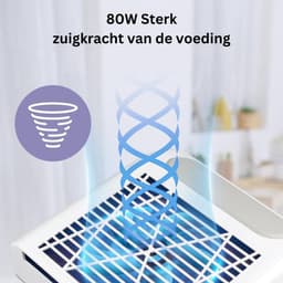 VELTRR® Nagel Afzuiger - Stofafzuiger Nagels - Nageltafel — thumbnail 4