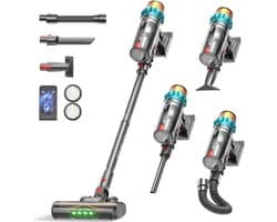 Krachtige Draadloze Stofzuiger Grijs Light & Efficiënt