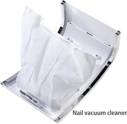 Nail Dust Collector Zakken - Stofzuiger Zakjes - Nagelstudio Hygiëne - Niet-geweven Materiaal - 5 Stuks - Wit — thumbnail 2