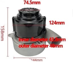 Stofzuiger Motor - Zaagmotor Waterabsorptie - Apparaten Repareren - Universeel 1200 - 100 Gram - Speciale Mot — thumbnail 3